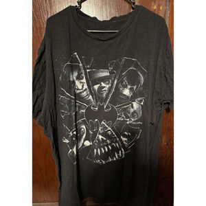 Batman Villains Character T Shirt Men Sz 3XL Black DC Comics
